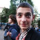 Илья Кубраков на митинге в защиту «Химкинских заложников» в сентябре 2010