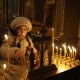 Вечернее богослужение в храме Хутынского женского монастыря. Новгород. 6 января. © Михаил Мордасов