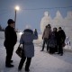 Ледяной городок, Новосибирск. 8 января. © Артем Кламм