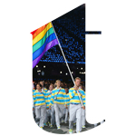 Радужным флагом — по открытию Олимпиады